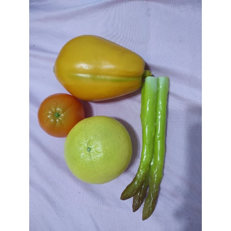 蔬果模型/水果假蔬菜/中空/等比模型/橘子蘆筍木瓜