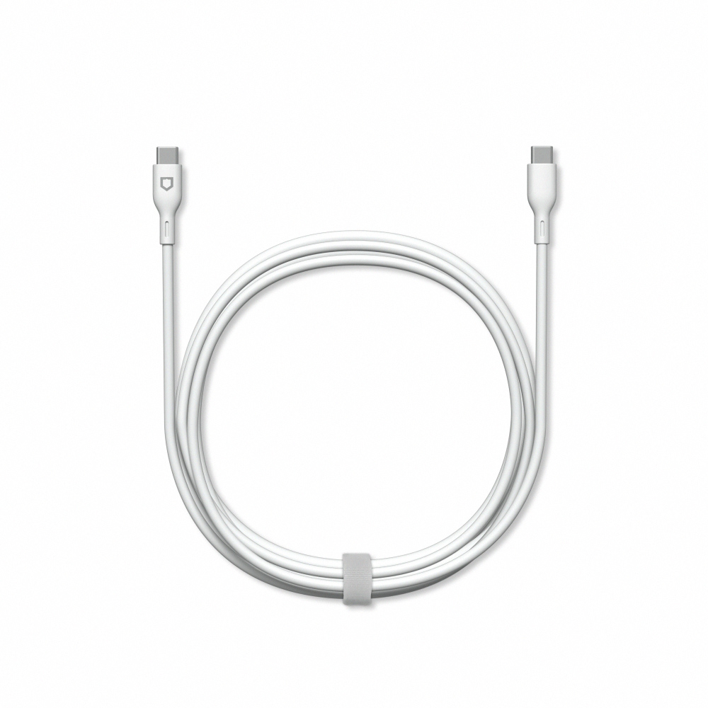 犀牛盾 USB-C to USB-C 白色傳輸線/充電線(1公尺/2公尺) iPhone15 安卓手機 Type C