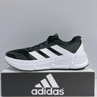 adidas Questar 2 M 男女款 黑色 舒適 透氣 穩定 緩震 慢跑鞋 IF2229