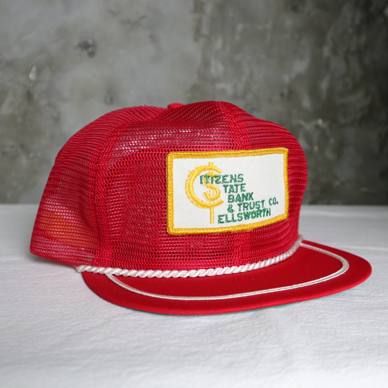 「富士鳥」古著 80-90s Citizens State Bank &amp; Trust 卡車司機網帽