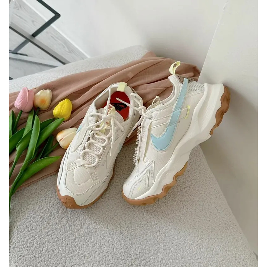 NIKE TC7900 焦糖 薄荷藍 反光 女款