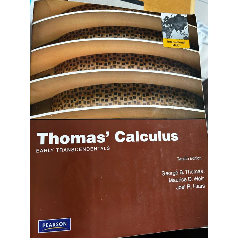 Thomas, Calculus12 微積分原文書 無筆記