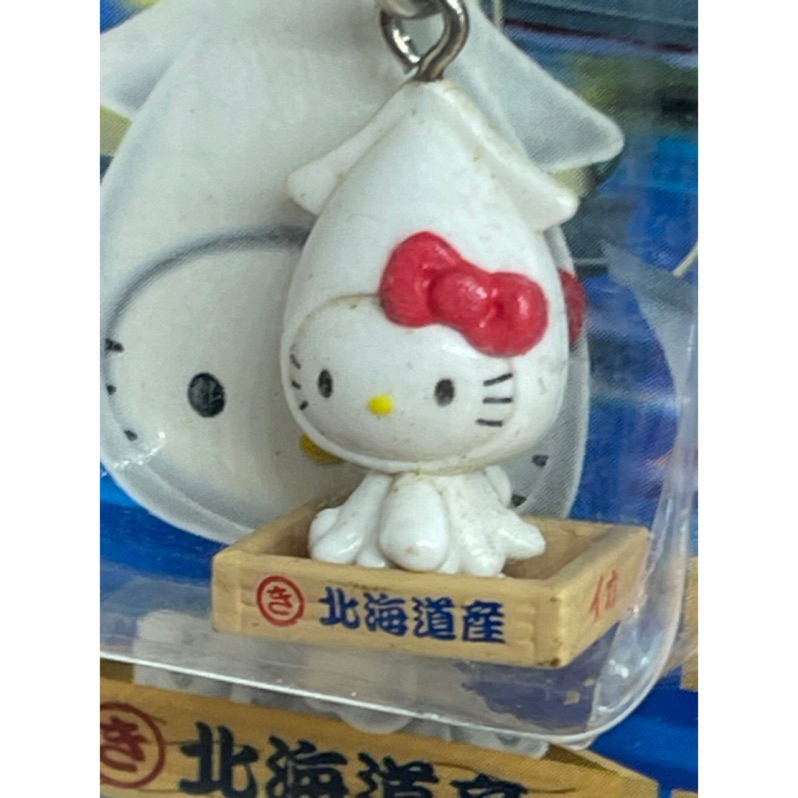 日本Hello Kitty北海道限定花枝娃娃寶寶吊飾