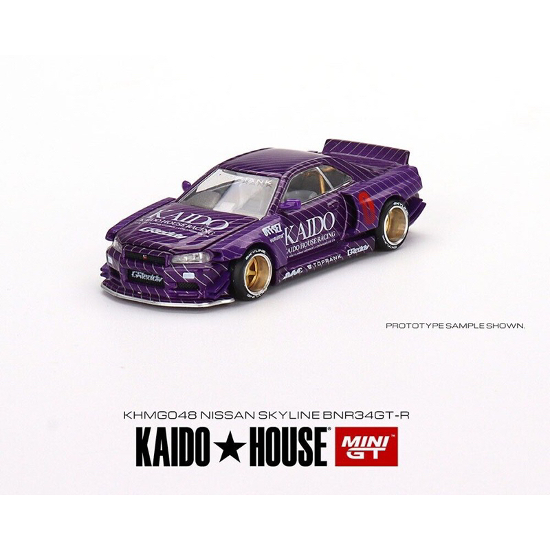 Kaido House x MINI GT Nissan Skyline GTR R34
