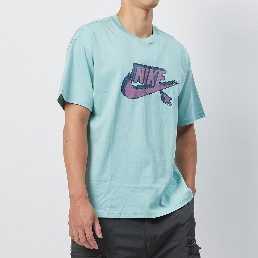 Nike AS M NSW TEE M90 6MO Futura 男 藍色 圓領 休閒 T恤 短袖 FD1297-309