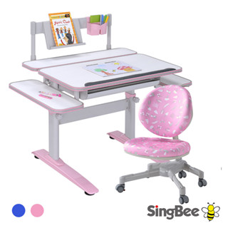 【SingBee 欣美】寬80cm 成長桌椅組SBD-204+126 書桌椅 學習桌椅 升降桌椅