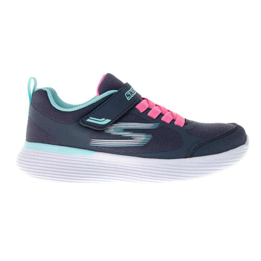 【斯克威爾SKECHERS】GO RUN 400 V2-女童運動鞋-炭灰/水藍 302429LCCAQ
