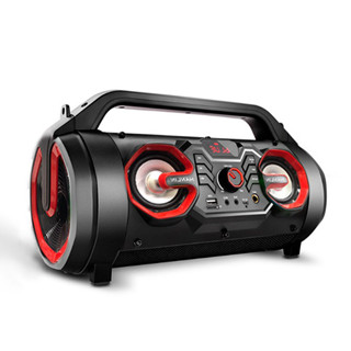 HANLIN LBT016 手提背藍牙擴音重砲喇叭 FM收音機 MP3 TF 卡拉OK 行動音響 K歌 歡唱 滷蛋媽媽