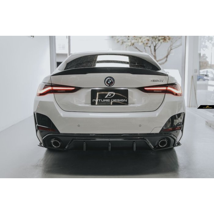 【FutureDesign】BMW G26 I4 全車系 適用 FD品牌 V2 CARBON 碳纖維 卡夢 尾翼