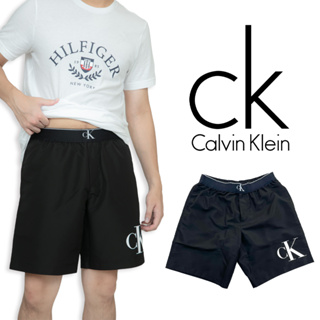 衝評 Calvin Klein 泳褲 彈性 快乾 環保 黑色 CK 透氣 短褲 #9614