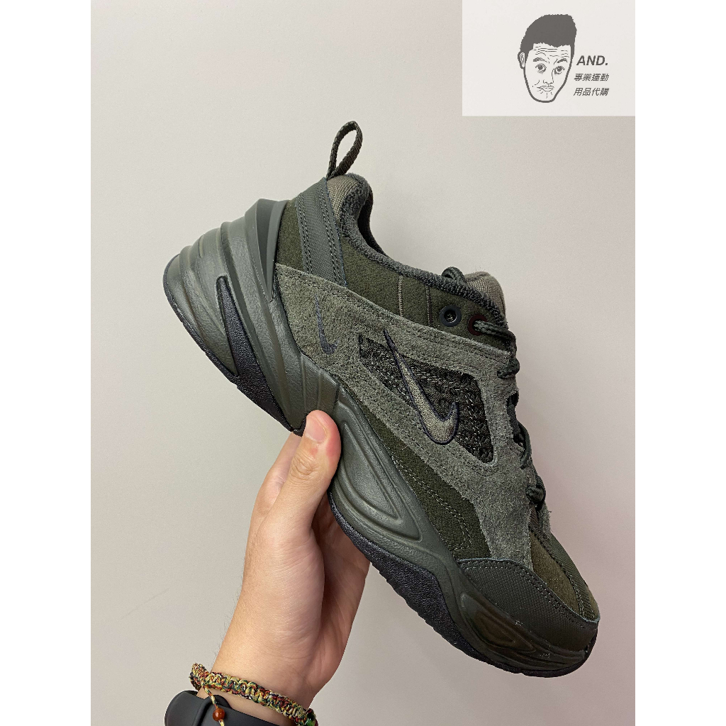 【AND.】現貨 NIKE M2K TEKNO SP 軍綠 麂皮 復古 休閒 老爹鞋 男女款 BV0074-300