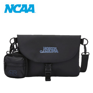 NCAA 側背包 斜背包 73551704 黑色 淺卡其