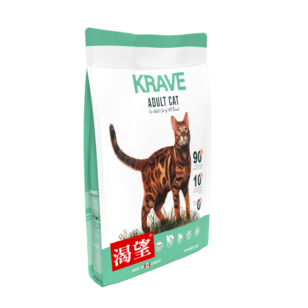 【KRAVE渴望】無穀貓飼料｜5.4kg｜無穀 貓糧 貓食 貓飼料 加拿大 成貓 高齡貓 鮮雞 海陸龍蝦 羊鮭