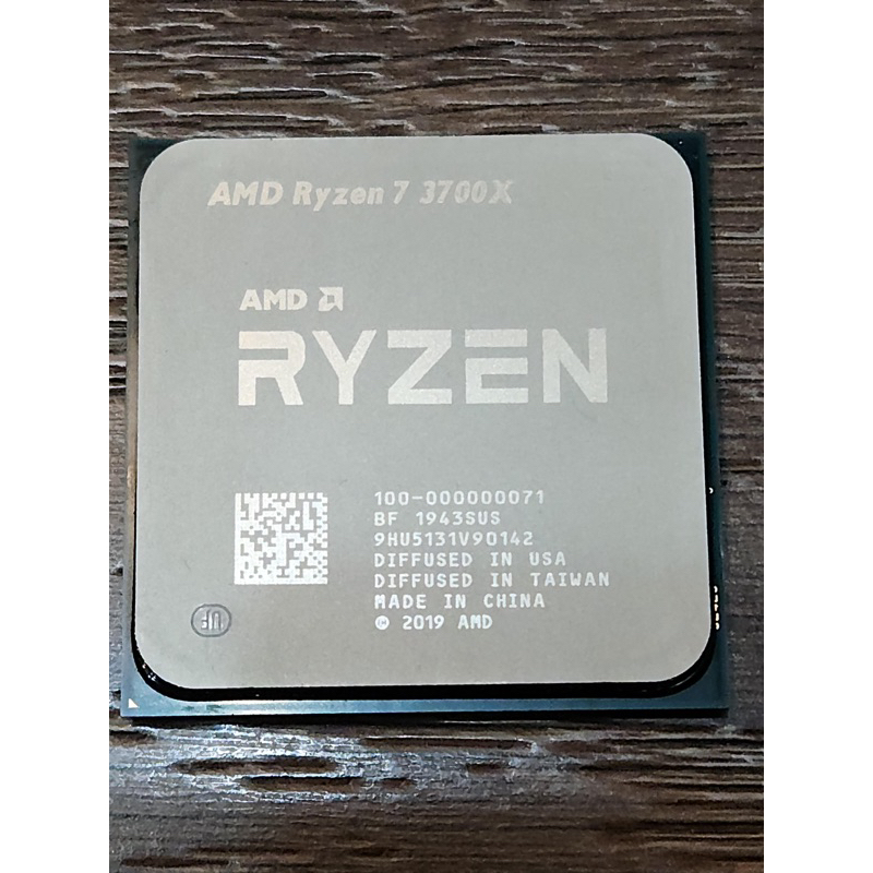 2手AMD RYZEN 7 3700X cpu