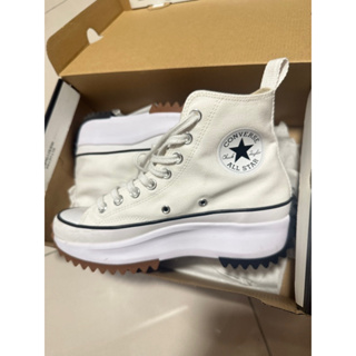 CONVERSE 帆布鞋-166799C RUN STAR HIKE -白色