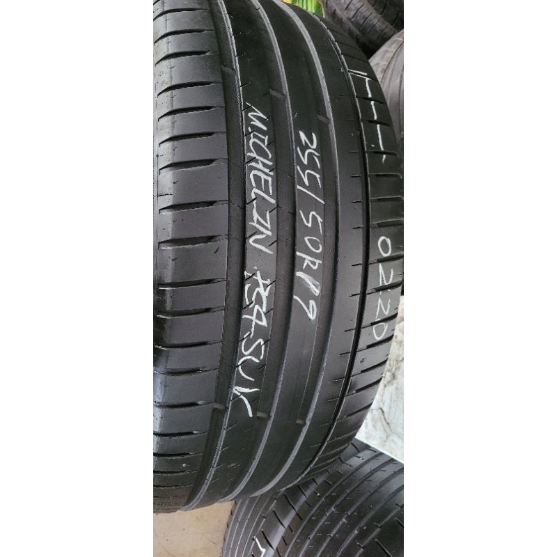 255/50R19米其林中古胎，落地胎