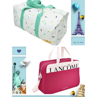 LANCOME 蘭蔻 法式旅行袋/帆布/大容量
