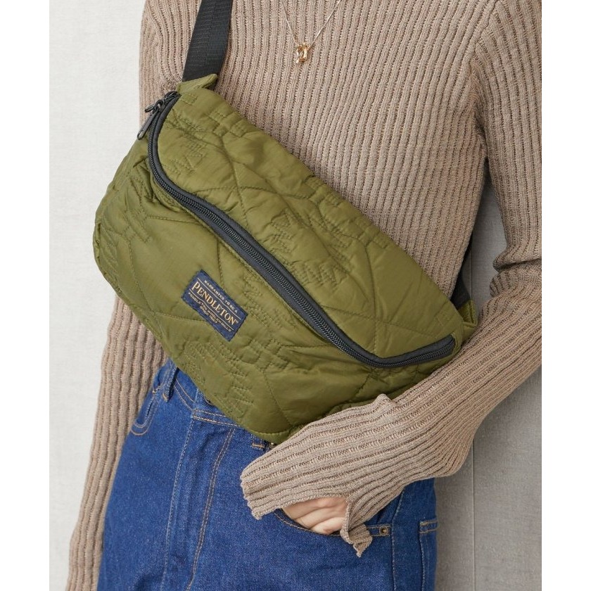 日本代購 PENDLETON × FREAK'S STORE 別注 QUILTING BODY BAG 腰包 側背包
