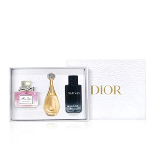 Dior 迪奧 香氛臻選禮盒(真我香氛 5ml+花樣淡香水5ml+曠野之心10ml)