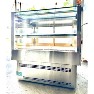 二手JetCool 👉🏻訂製款👈🏻金格3尺桌上型蛋糕櫃（有移動輪）🍮甜點玻璃冷藏展示櫃