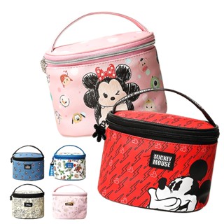 臺灣現貨｜正版迪士尼 Disney｜ 防水手提圓桶化妝包 INS風 化妝包 圓筒包 圓桶包 手提包 收納包 提包