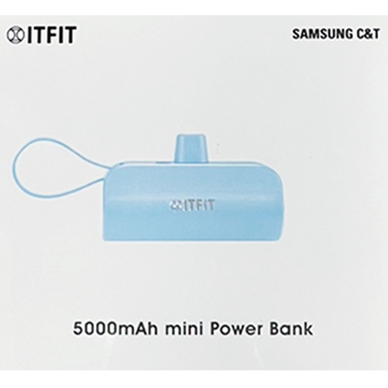 Samsung C&amp;T ITFIT 迷你行動電源(支架式) 5000mAh/適用iPhone 15