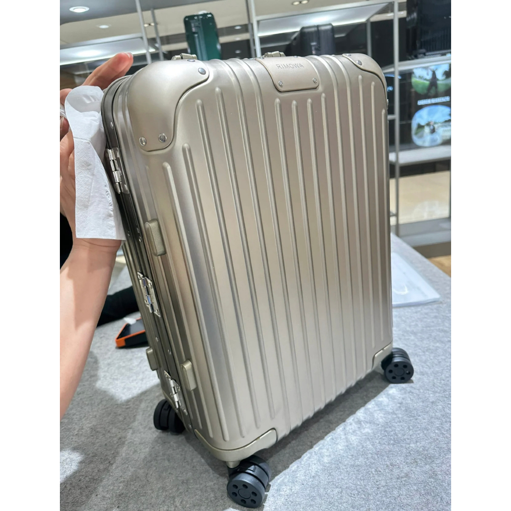 RIMOWA Original 鋁鎂合金材質 鈦金色 21寸 登機箱 92553044