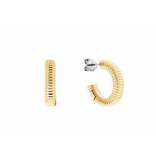 【Calvin Klein】Playful Repetition C字穿式耳環 CKF35000032 現代鐘錶