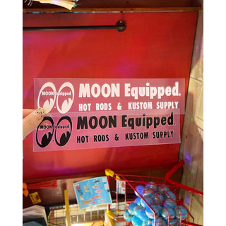 (Queenbeezakka)美國正版授權 Mooneyes moon racing 防水 耐光 抗UV 貼紙 轉印貼紙