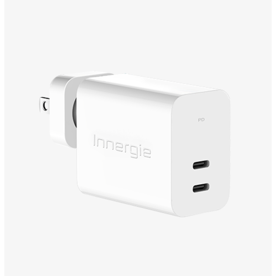 台達 Innergie C6 Duo (轉換版) 63瓦 USB-C 雙孔萬用充電器