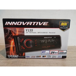 創新牌 INNOVATIVE V135 汽車無碟音響主機 藍芽/MP3/SD/USB/AUX/FM