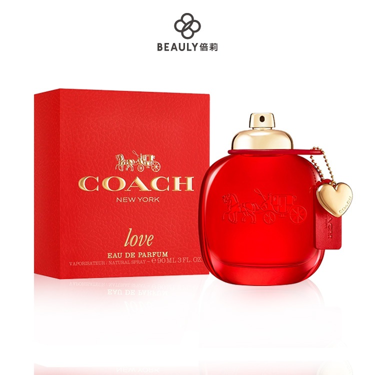 COACH LOVE 時尚戀紅淡香精 30ml/60ml/90ml 《BEAULY倍莉》女性香水 聖誕禮物 交換禮物