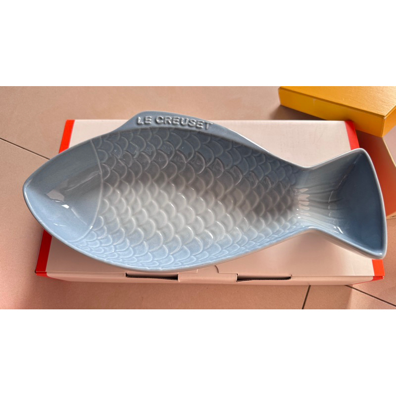 Le creuset 海岸藍 L號 31cm 魚盤 全新有盒