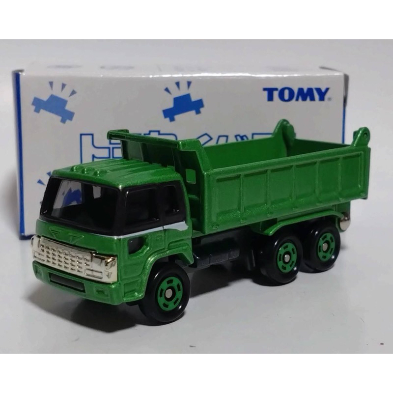 TOMY TOMICA 舊藍標 抽抽樂 第4彈 IV 日野 Hino Dump 綠色 卡車 砂石 沙石 沙石車 砂石車