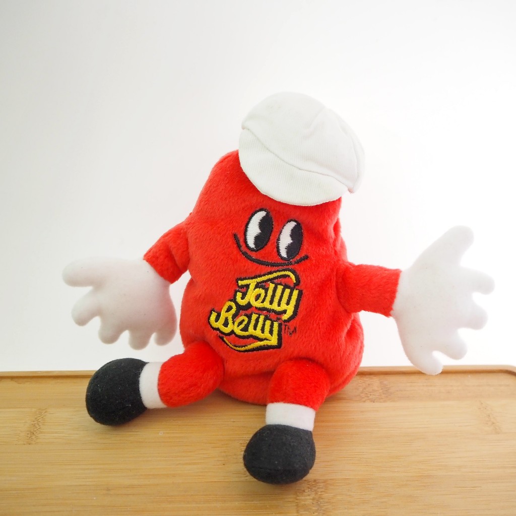 全新 1999年 雷根糖 Jelly Bean 布偶  懷舊 早期老物品味童趣收藏 不給糖就搗蛋