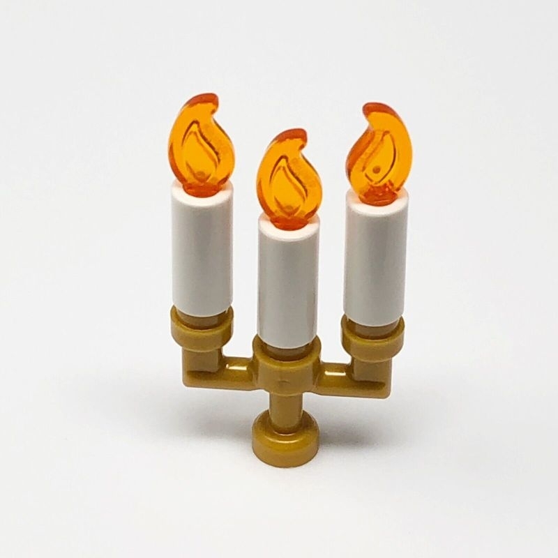LEGO 樂高 Candelabra 蠟燭 + 燭台 + 3個火焰 73117 37775 37762 全新 - 正版