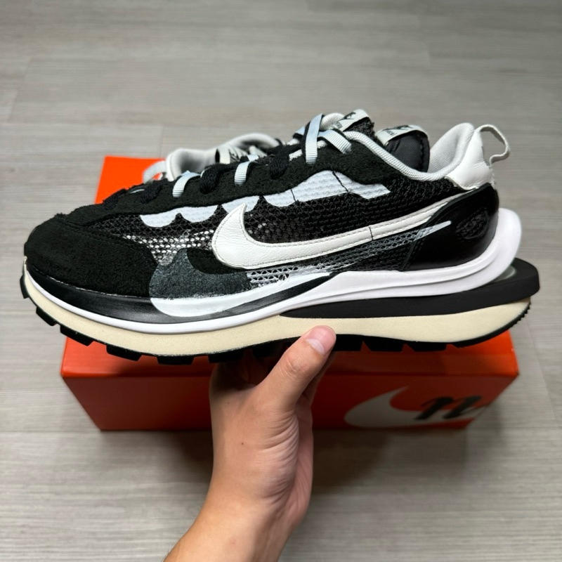 Nike x Sacai vaporwaffle 黑白