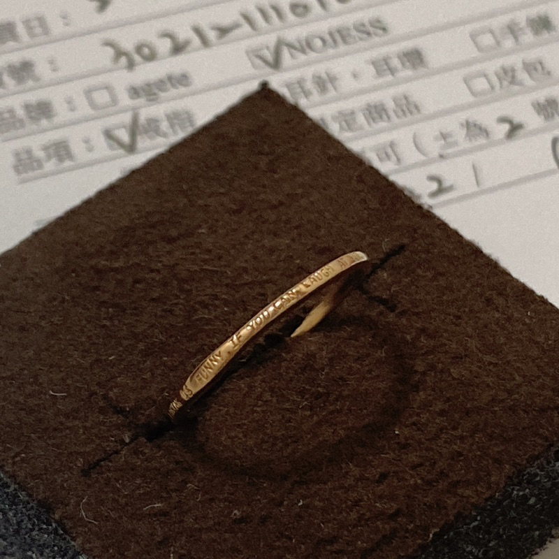 nojess愛麗絲戒 10k 戒指 飾品 輕珠寶 日本