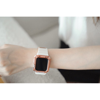 【多色可選】一體成型 防水防摔APPLE WATCH TPU 運動錶帶防汗 9 8 7 代 SE 45 44 40mm