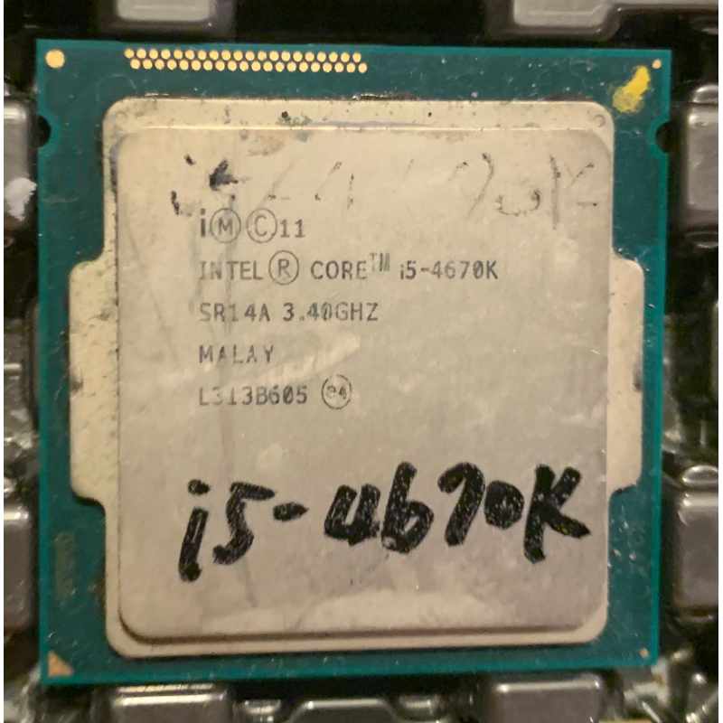 Intel Core i5-4670K 3.4G / 6M 4C4T 四核心 1150 處理器 SR14A