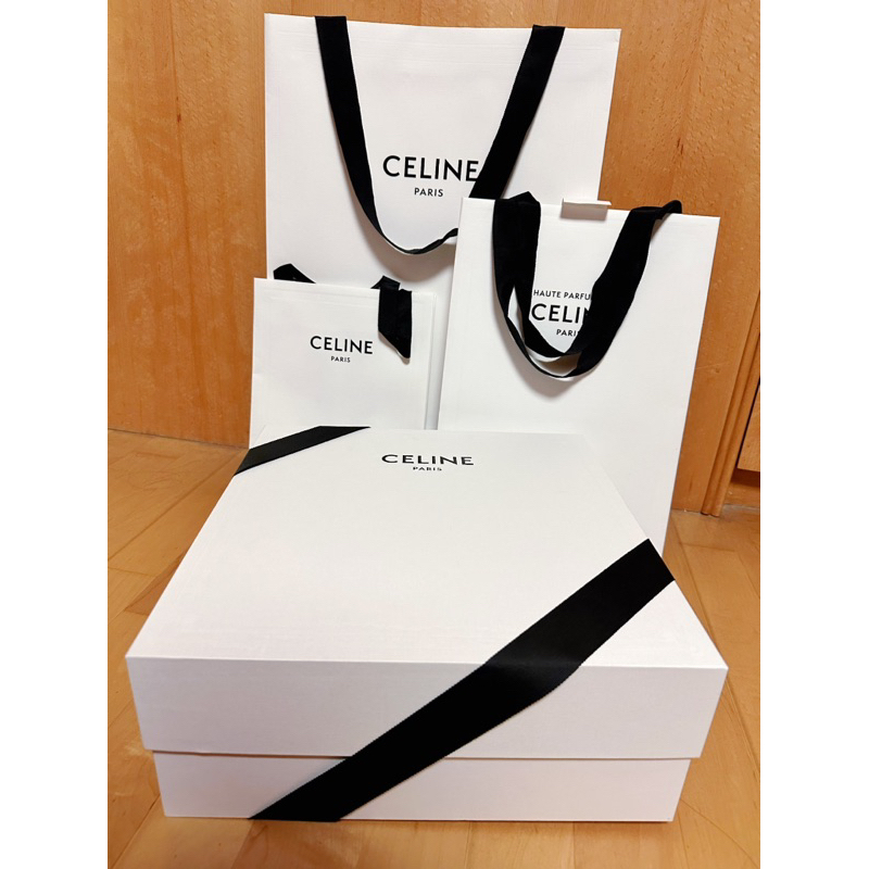 CELINE 2023年 台北微風專櫃 手提袋 紙袋 禮盒(含緞帶)