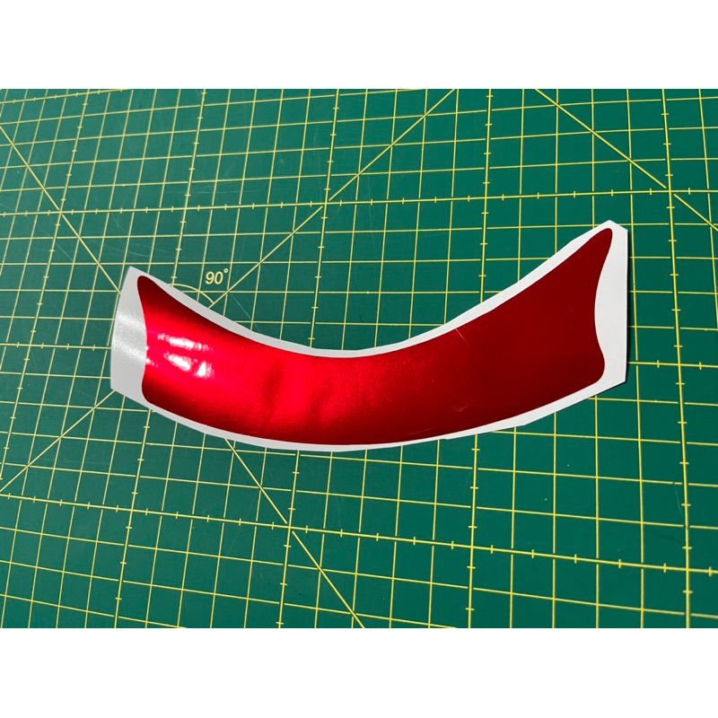 🌟 迪奧 Dio 微笑貼 適用於 面板 下緣處 混動紅 紅色樣式 車貼 貼紙 可動 斜版 水冷 適用