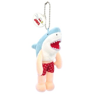 『玩樂一族』日本環球影城 JAWS 大白鯊 鯊魚人 絨毛娃娃 吊飾 Universal Studio 全新 現貨