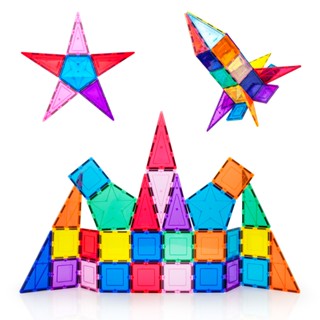 PICASSO TILES 畢卡索 32片磁力片積木 火箭組 /L-02196