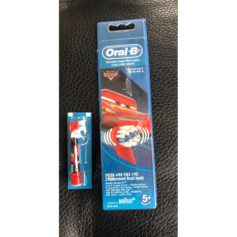 Oral B兒童電動牙刷刷頭(2入），贈送1支