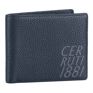 【CERRUTI 1881】頂級義大利經典LOGO小牛皮男夾