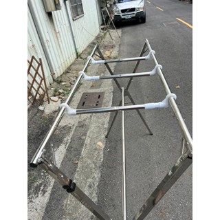 2代🌀可只買加固加曬桿 3支下標處🌀㊣臺灣強光牌 不鏽鋼升降曬衣架 X型晾曬架 (加曬橫桿 3支)可伸縮35-50 公分