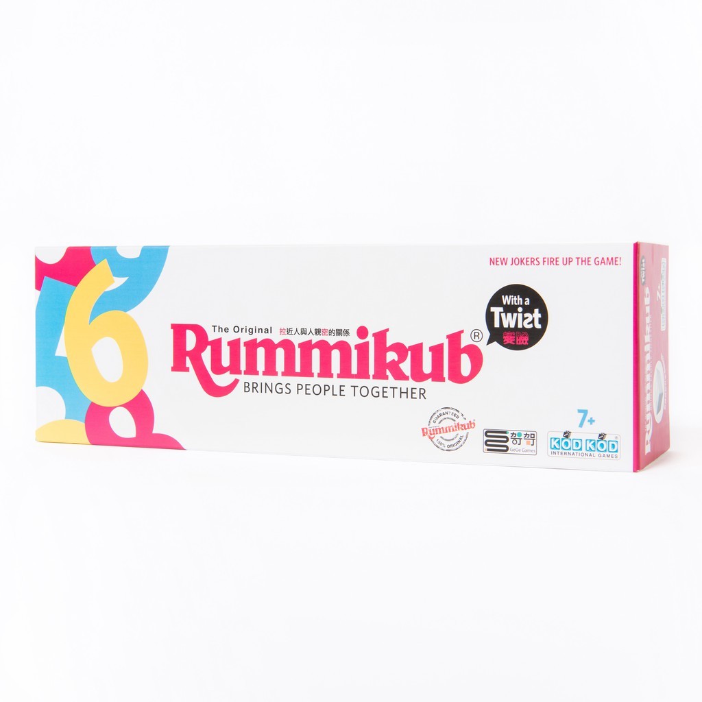 Rummikub Twist Pillar 拉密變臉版 (柱型盒) NO.8601 桌遊 拉密牌 以色列麻將 拉密