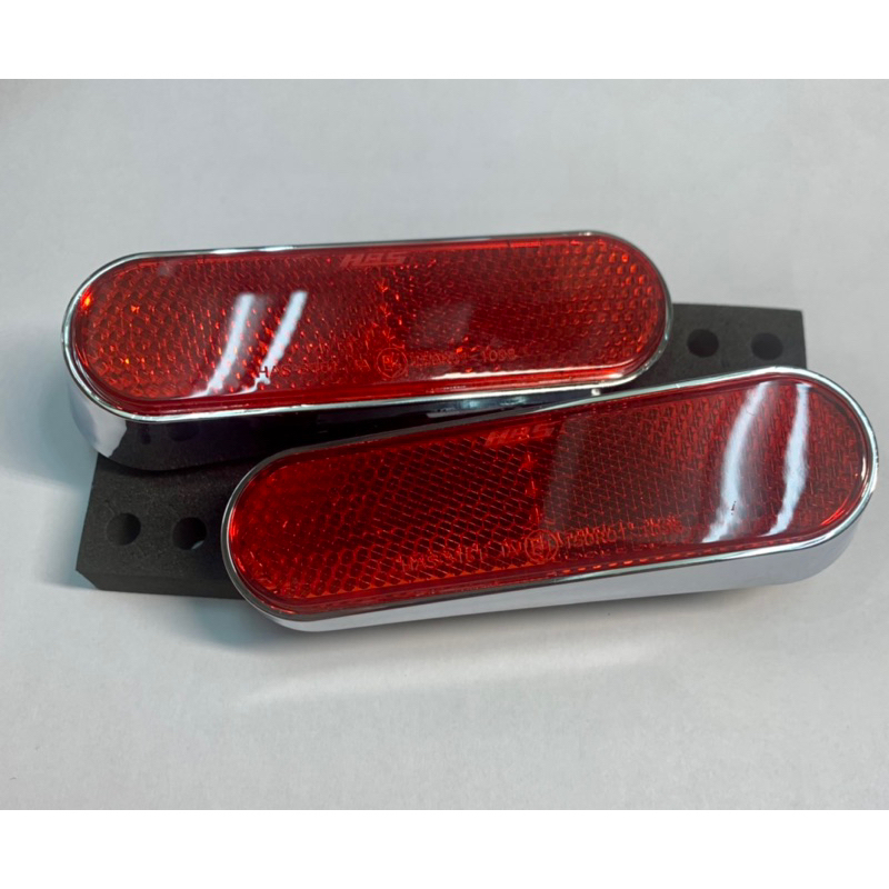 PWL motor VESPA LX50/125 GTS300 LT 車側面反光片 紅/ 黃 2個一組 歐規認證款