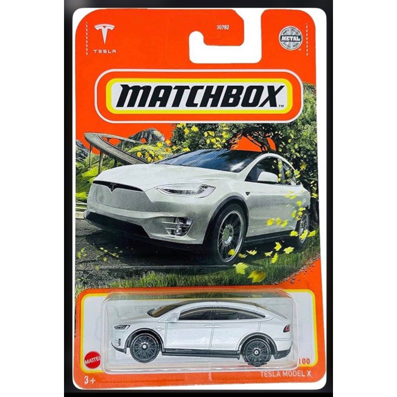 《星探者車庫》全新！Matchbox 美泰 Tesla Model X 白 灰 特斯拉 電動車 模型車